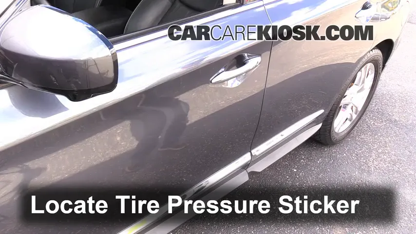 2013 Infiniti JX35 3.5L V6 Tires & Wheels Check Tire Pressure